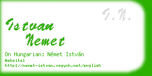istvan nemet business card